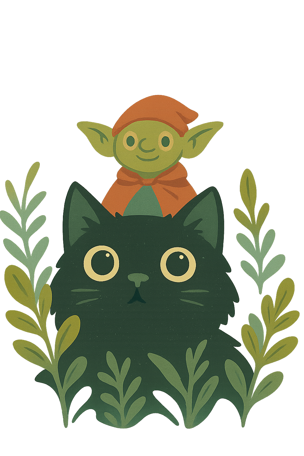 Goblin conduciendo un gato icono